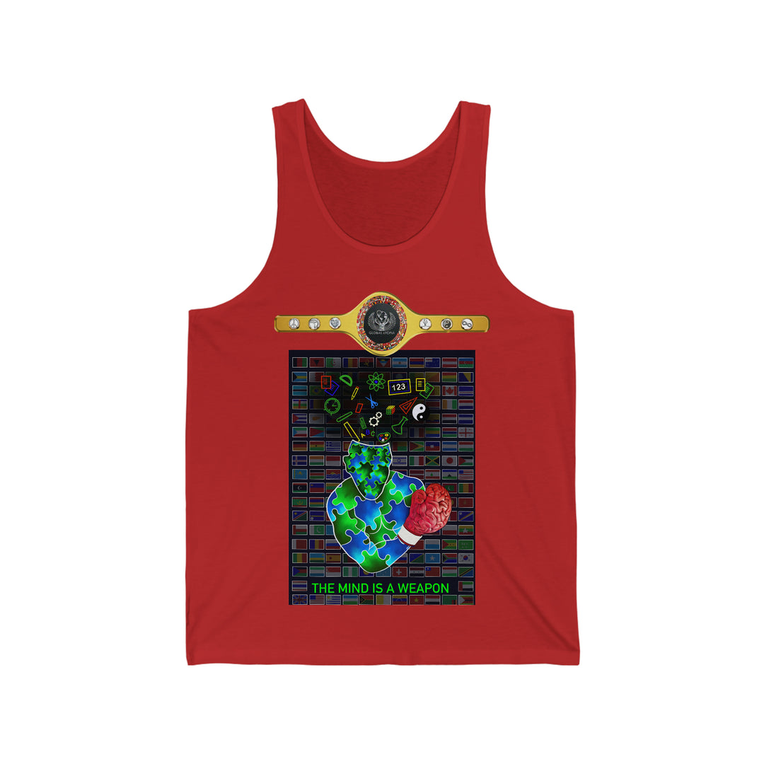 "MOLDED AMBITION" Unisex Jersey Tank