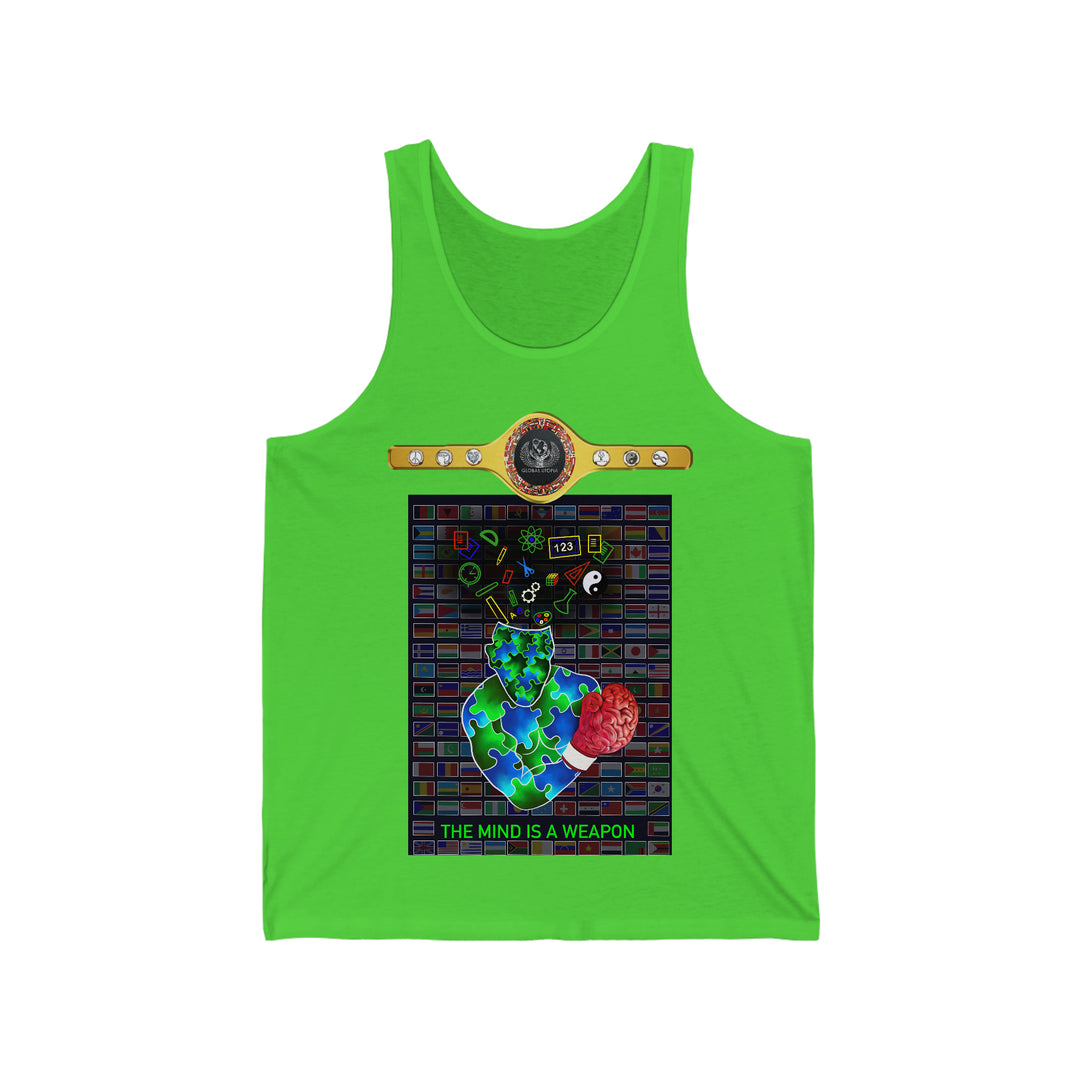 "MOLDED AMBITION" Unisex Jersey Tank