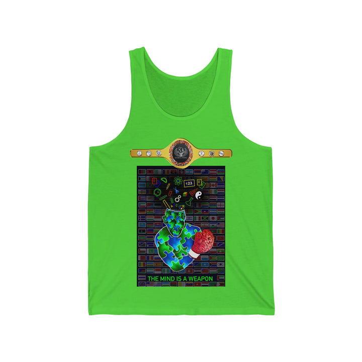 "MOLDED AMBITION" Unisex Jersey Tank