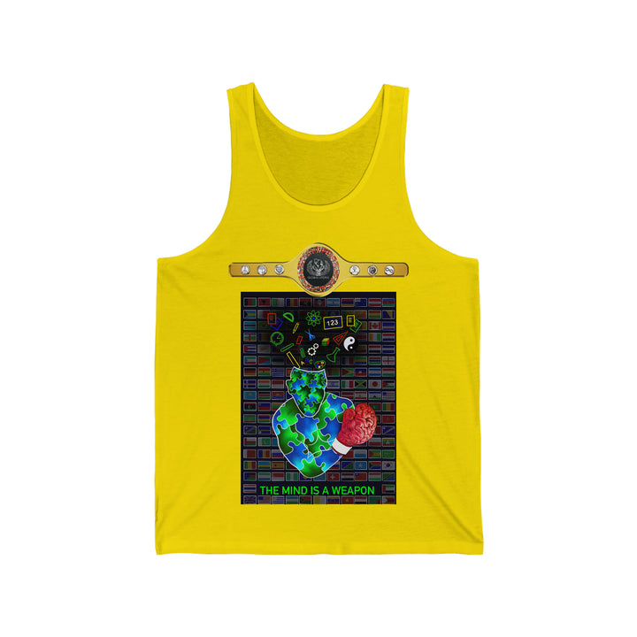 "MOLDED AMBITION" Unisex Jersey Tank