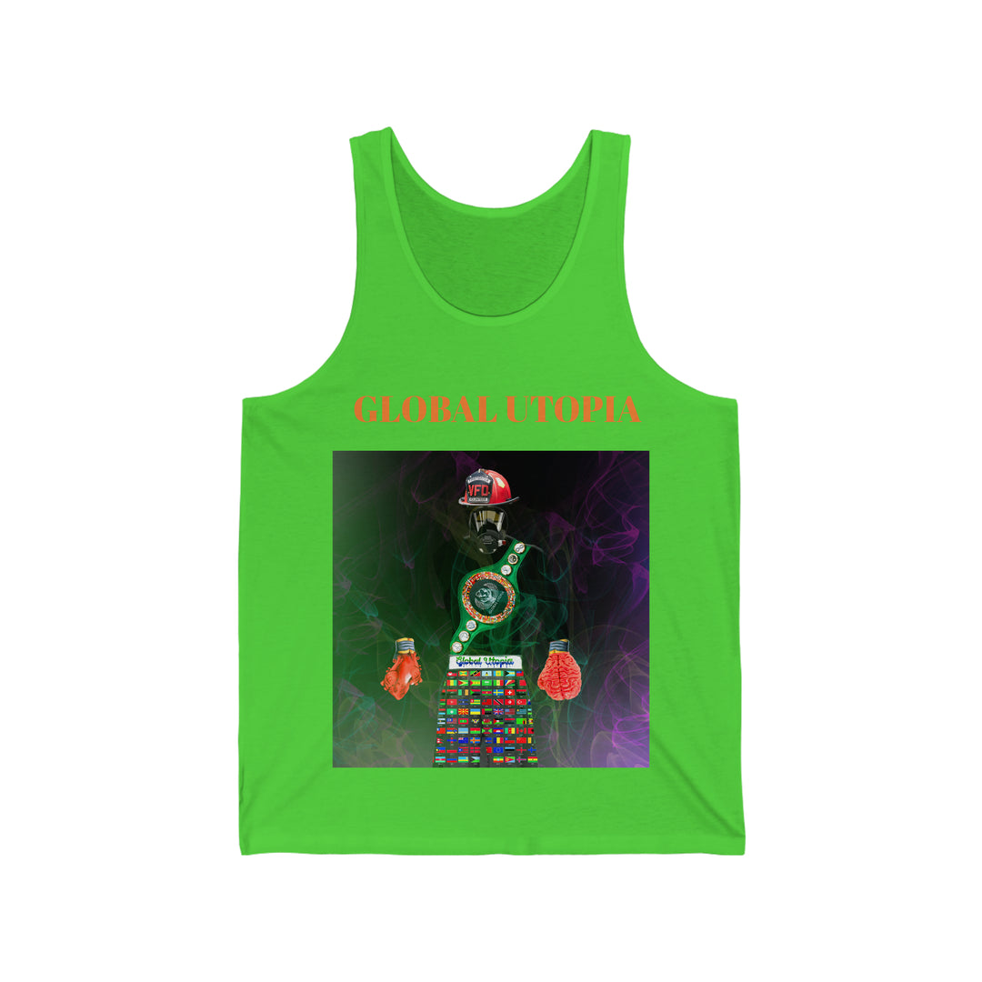 "HEARTBURN" Unisex Jersey Tank