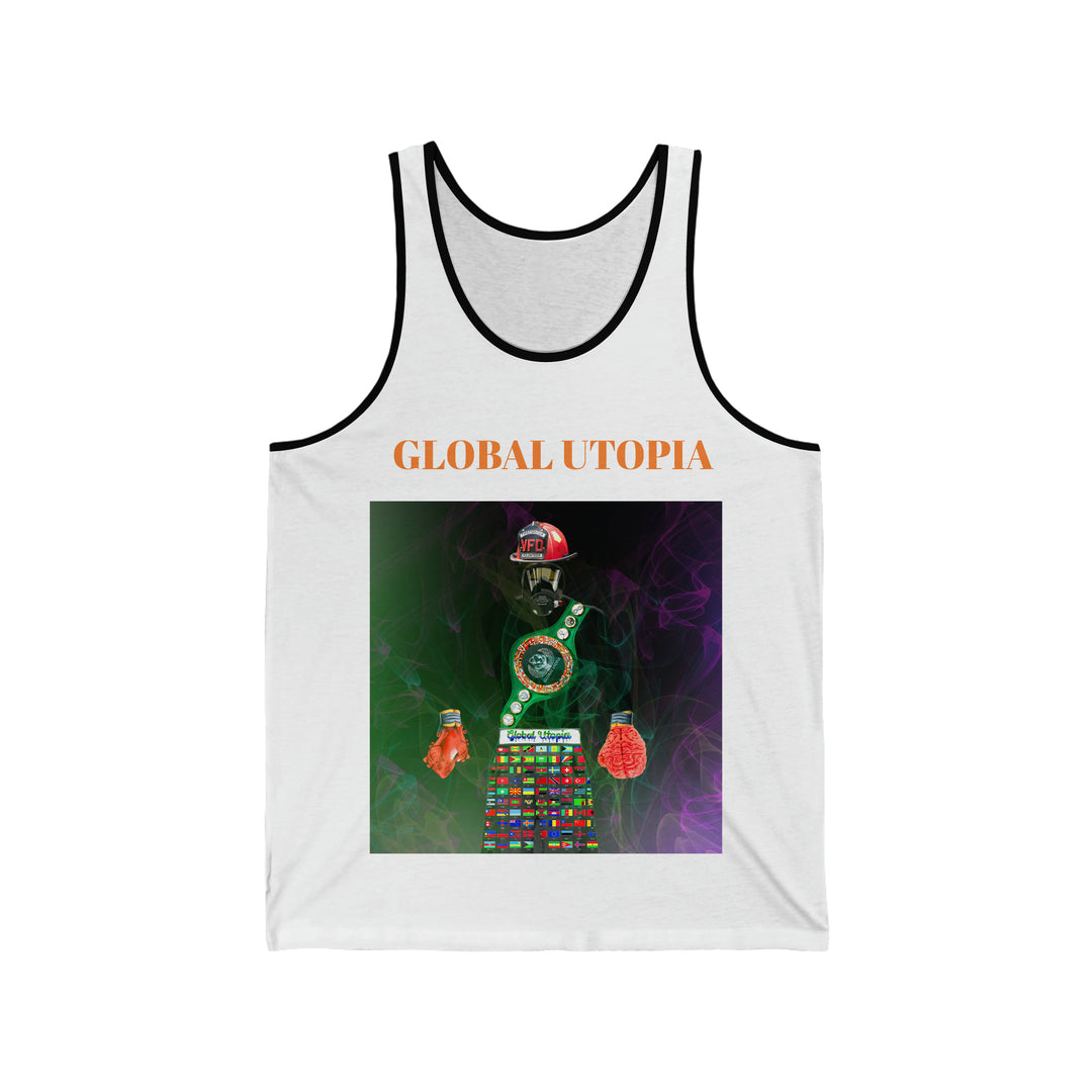 "HEARTBURN" Unisex Jersey Tank