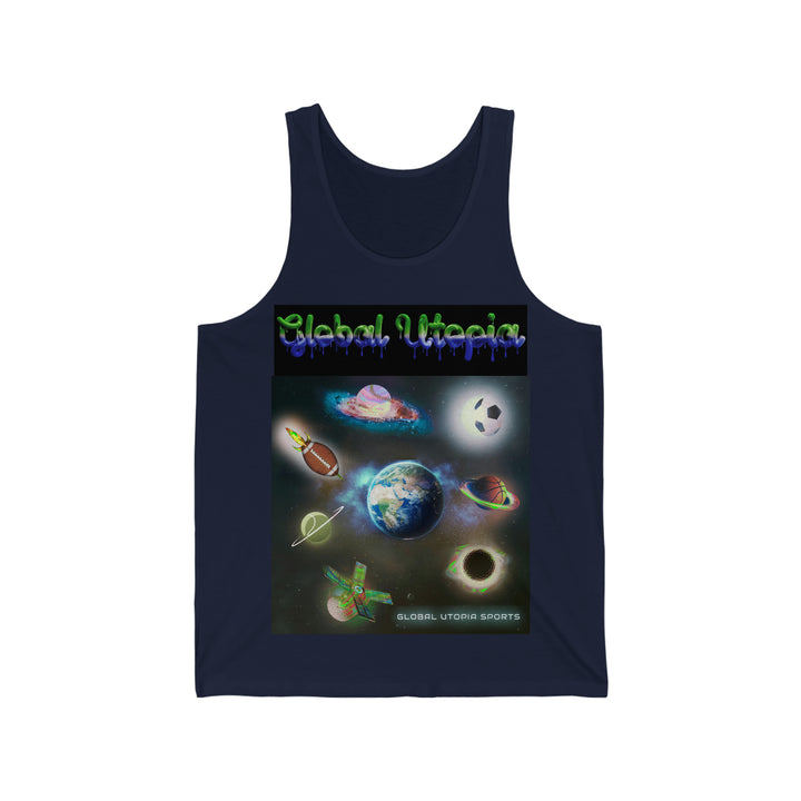 Global Utopia Sports: Unisex Jersey Tank
