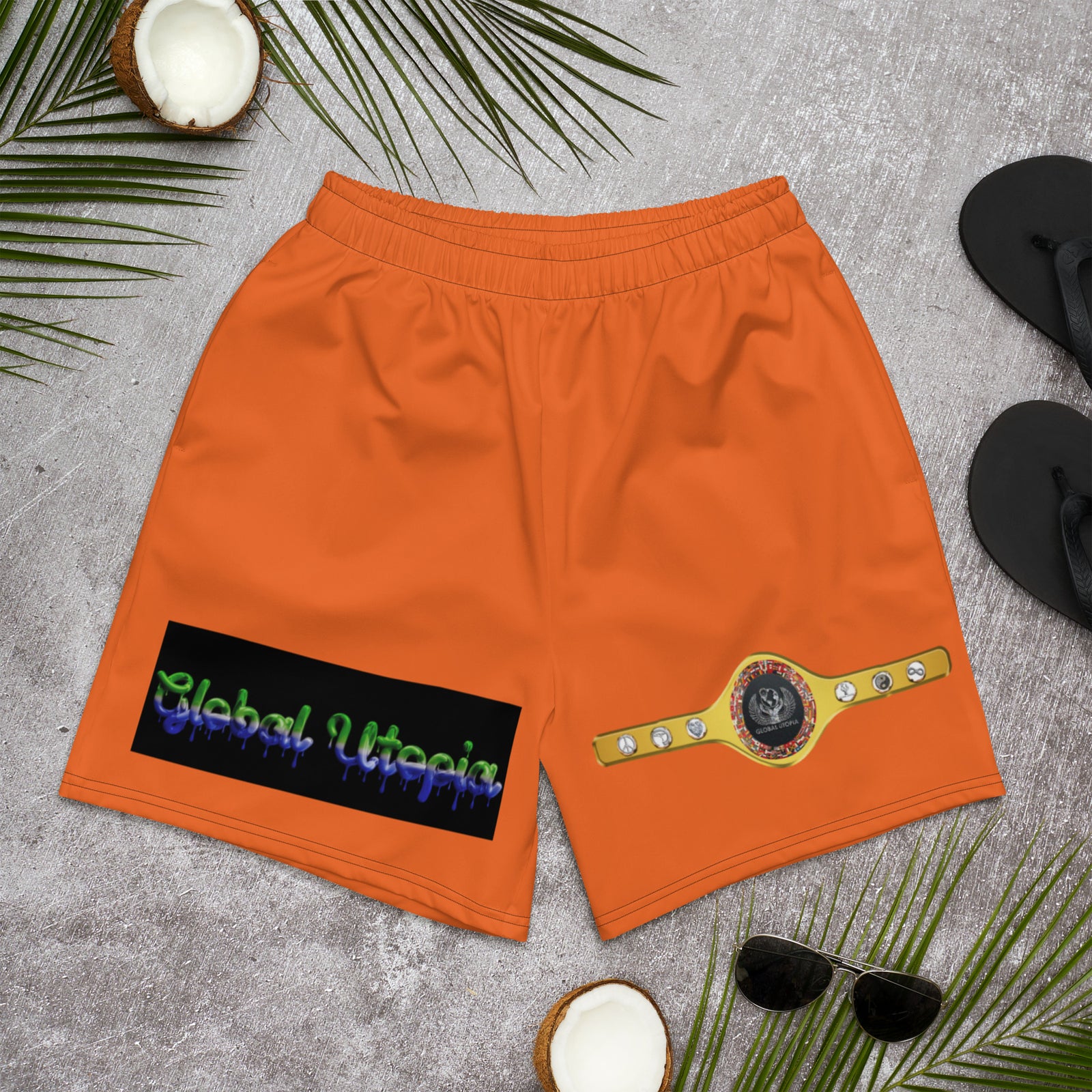 "No Shortcut" Unisex Athletic Shorts